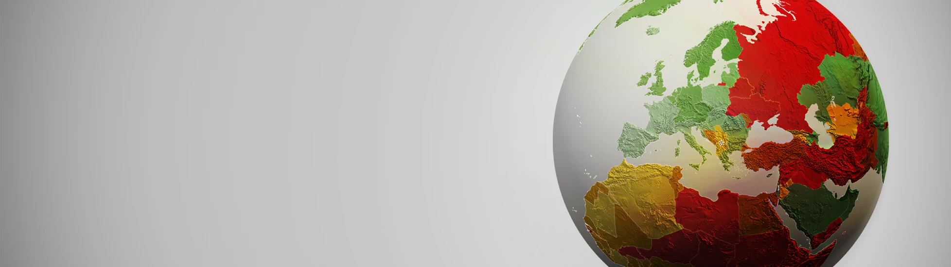 Risk map hero, globe image