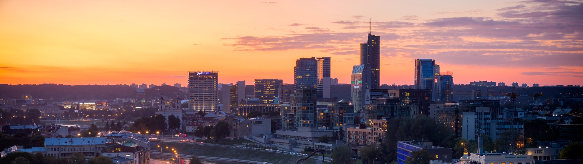 Lithuania skyline