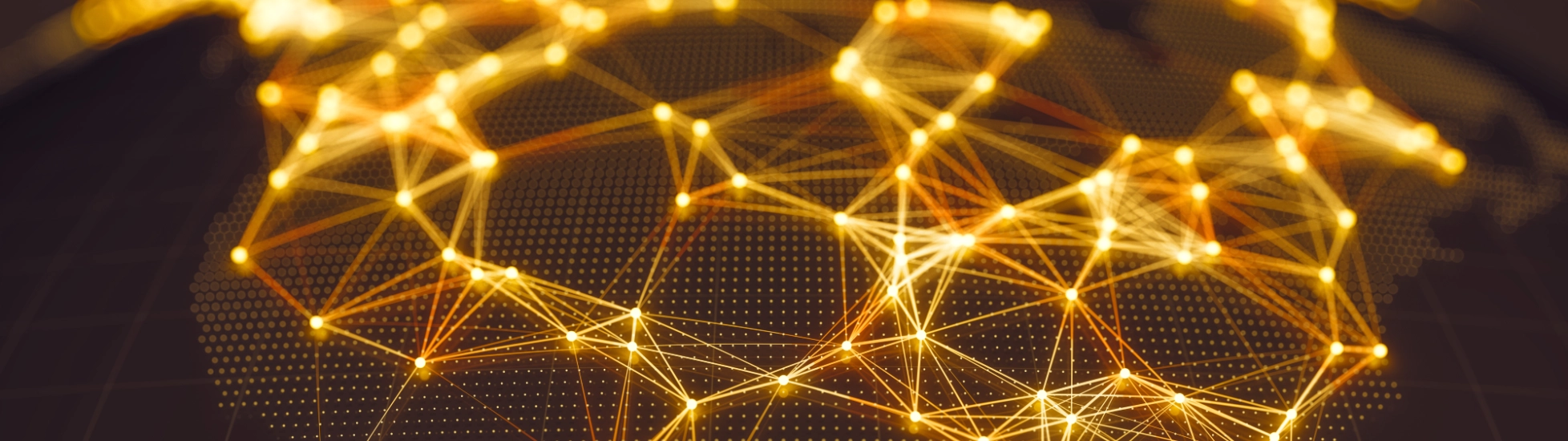 Digital network globe