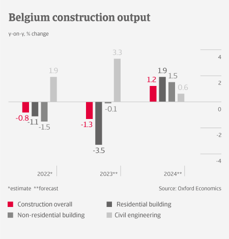 Belgian Construction Sector - Output table