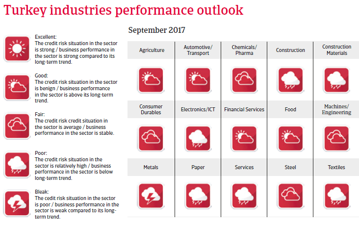 CEE Turkey 2017 Industries performances forecast
