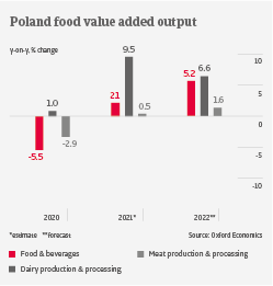 IT Poland food output 2022
